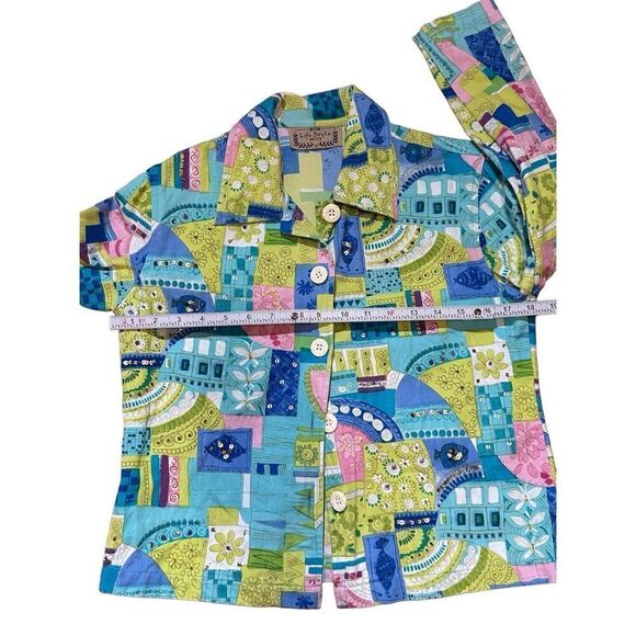 Life Style Petite Women's Boho Embellished Pastel Color Denim Jacket Small - Picture 5 of 10